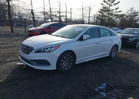 2017 Hyundai Sonata Sport из США, поврежденный, VIN 5NPE34AF5HH467811